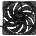 Вентилятор для корпуса Thermaltake Toughfan 12 120х120x25 черный 4-pin 22.3дБ (CL-F117-PL12BL-A) Ret [CL-F117-PL12BL-A]