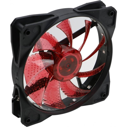 Вентилятор для корпуса Digma DFAN-LED-RED RGB 120х120x25 черный 3-pin 4-pin (Molex) 23дБ Ret [DFAN-LED-RED]