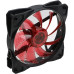 Вентилятор для корпуса Digma DFAN-LED-RED RGB 120х120x25 черный 3-pin 4-pin (Molex) 23дБ Ret [DFAN-LED-RED]