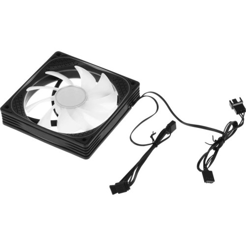 Вентилятор для корпуса Accord ACC-YH12 ARGB 120х120x25 черный 4-pin 27дБ (ACC-YH12 ARGB BLACK) brown box