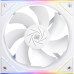 Кулер для корпуса/ Case Cooler Thermalright TL-M12RW Reverse (124x120x25mm, 4-pin PWM, ARGB, 42.6CFM, 23.2dBA, 1500RPM, White)