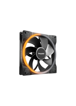 Кулер для корпуса/ Case Cooler be quiet! LIGHT WINGS 140mm PWM Reverse (140x140x25mm, 4-pin PWM, ARGB, 51.4CFM, 25.5dBA, 1300RPM, Black)