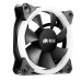 вентилятор для корпуса/ Single ring, RGB fan HIPER HCF1251-03, 120*120*25mm (38.5CFM, 1200RPM, 3+4PIN)