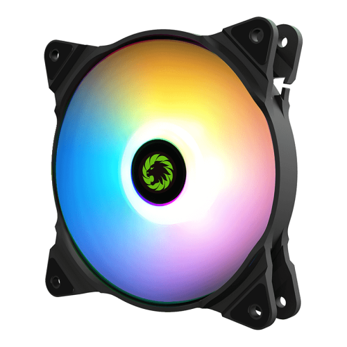 Кулер для корпуса ПК/ Gamemax FN-12Rainbow-C2, 12CM ARGB rainbow fan, 3pin+4Pin connector Кулер для корпуса ПК/ Gamemax FN-12Rainbow-C2, 12CM ARGB rainbow fan, 3pin+4Pin connector
