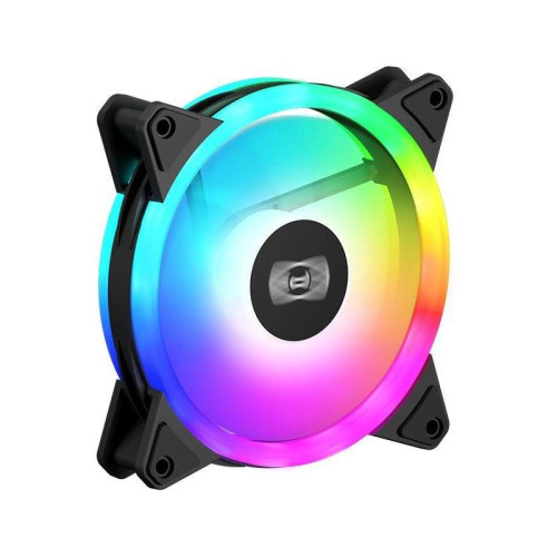 Вентилятор для корпуса PcCooler F3 T120 ARGB 120х120x25 черный 4-pin 21.6дБ (F3-T120BKAM1-GL) Ret [F3-T120BKAM1-GL]