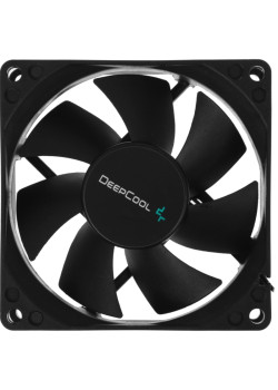 Вентилятор для корпуса Deepcool XFan 80 80х80x25 черный 4-pin (Molex) 20дБ (DP-FDC-XF80) Ret [DP-FDC-XF80]