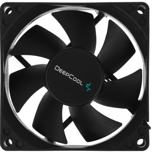 Вентилятор для корпуса Deepcool XFan 80 80х80x25 черный 4-pin (Molex) 20дБ (DP-FDC-XF80) Ret [DP-FDC-XF80]