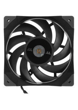 Вентилятор для корпуса Thermaltake Toughfan 12 120х120x25 черный 4-pin 22.3дБ (CL-F117-PL12BL-A) Ret [CL-F117-PL12BL-A]