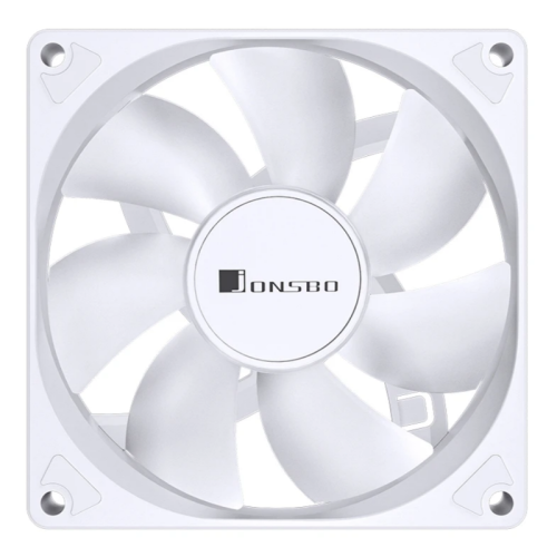 Кулер для корпуса/ Case Cooler JONSBO SL-925W (92x92x25mm, 4-pin PWM, ARGB, 38.2CFM, 33.8dBA, 2200RPM, White)