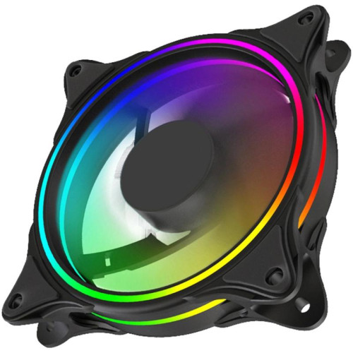 Вентилятор для корпуса Bloody BD-CF120ARGB3 ARGB 120х120x25 черный 4-pin 27дБ (BD-CF120ARGB3-BK) Ret [BD-CF120ARGB3-BK]