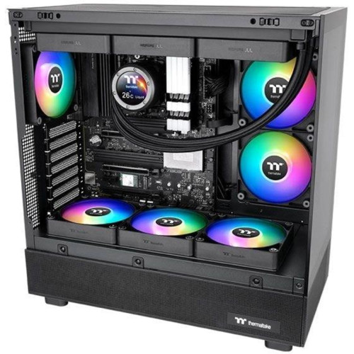 Вентилятор для корпуса Thermaltake CT120 Sync Reverse ARGB 120х120x25 черный 4-pin 31.2дБ (упак.:2шт) (CL-F173-PL12SW-A) Ret [CL-F173-PL12SW-A]