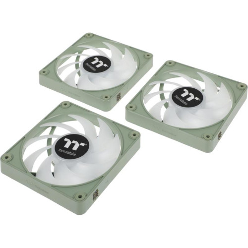 Вентилятор для корпуса Thermaltake CT120 EX Sync Matcha ARGB 120х120x25 зеленый 4-pin 28.5дБ (упак.:3шт) (CL-F196-PL12MG-A) Ret [CL-F196-PL12MG-A]