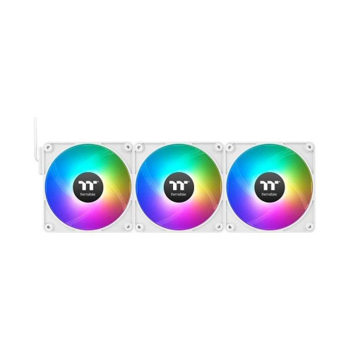 Вентилятор для корпуса Thermaltake CT120 EX Reverse ARGB 120х120x25 белый 4-pin 31.2дБ (упак.:3шт) (CL-F194-PL12SW-A) Ret [CL-F194-PL12SW-A]