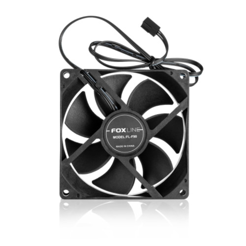 Охлаждение корпуса/ Case Cooler Foxline FL-F90, 90mm, 3pin connector