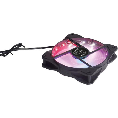 Вентилятор для корпуса Oklick OG-CF120RGB2-BK RGB 120х120x25 черный 3-pin 4-pin (Molex) 23дБ Ret [OG-CF120RGB2-BK]