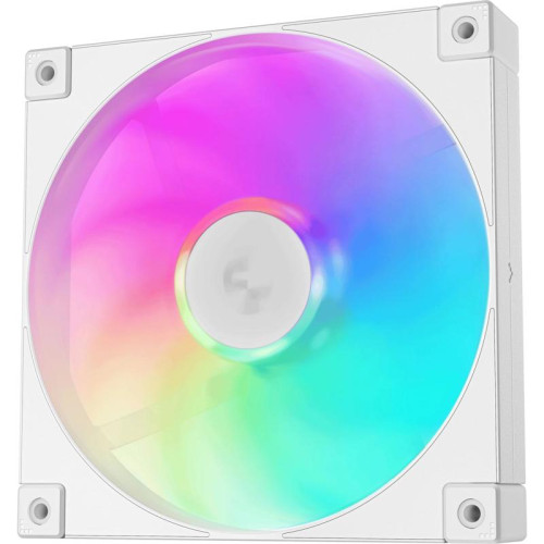 Вентилятор для корпуса Deepcool FD14 ARGB 140х140x25 белый 4-pin 25.6дБ (R-FD14-WHAPN1-G) Ret [R-FD14-WHAPN1-G]