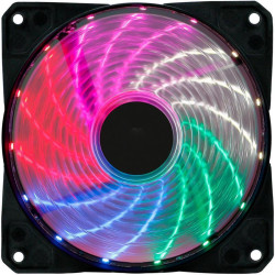 Вентилятор для корпуса Oklick OG-CF120RGB2-BK RGB 120х120x25 черный 3-pin 4-pin (Molex) 23дБ Ret [OG-CF120RGB2-BK]