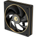 Кулер для корпуса/ Case Cooler ID-COOLING AF-127-GDL (120x120x27mm, 4-pin PWM, 78CFM, 29.9dBA, 2000RPM, Black)