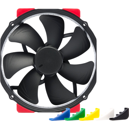Кулер для корпуса/ Case Cooler Noctua NF-A15 HS-PWM chromax.black.swap (140x150x25mm, 4-pin PWM, 82.5CFM, 24.6dBA, 1500RPM, Black)