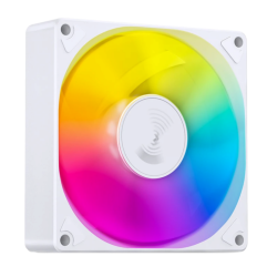 Кулер для корпуса/ Case Cooler JONSBO SL-925W (92x92x25mm, 4-pin PWM, ARGB, 38.2CFM, 33.8dBA, 2200RPM, White)
