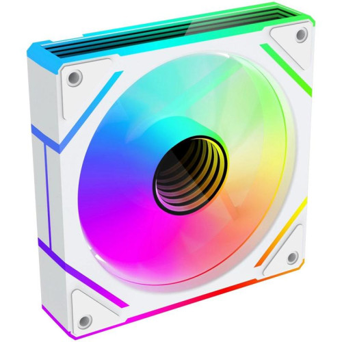 Вентилятор для корпуса Bloody BD-CF120ARGB2 LCD ARGB 120х120x25 белый 4-pin 26дБ (BD-CF120ARGB2-WH) Ret