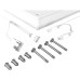 Кулер для корпуса/ Case Cooler ID-COOLING AS-120-ARGB-W (120x120x25mm, 4-pin PWM, ARGB, 58CFM, 27.2dBA, 2000RPM, White)
