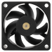 Кулер для корпуса/ Case Cooler Thermalright TL-B6B (60x60x25mm, 4-pin PWM, 16.17CFM, 20.17dBA, 3200RPM, Black)