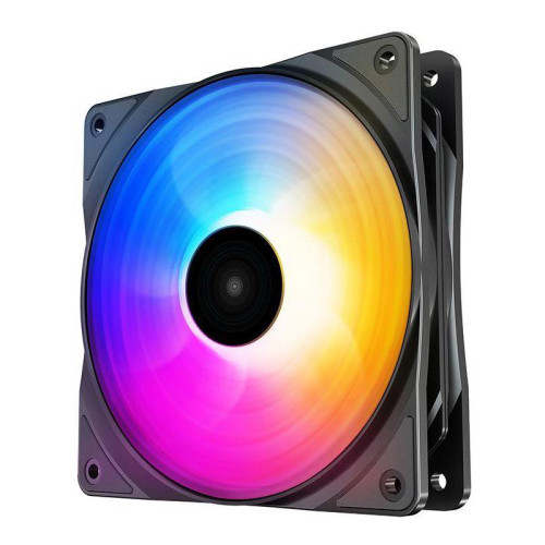 Вентилятор для корпуса Deepcool RF120 FS RGB 120х120x25 черный 4-pin 27дБ (DP-FLED3-RF120-FS) Ret [DP-FLED3-RF120-FS]