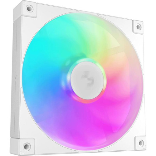 Вентилятор для корпуса Deepcool FD14 ARGB 140х140x25 белый 4-pin 25.6дБ (R-FD14-WHAPN1-G) Ret [R-FD14-WHAPN1-G]
