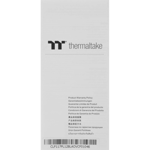 Вентилятор для корпуса Thermaltake Toughfan 12 120х120x25 черный 4-pin 22.3дБ (CL-F117-PL12BL-A) Ret [CL-F117-PL12BL-A]
