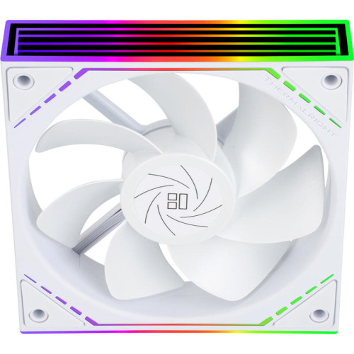 Кулер для корпуса/ Case Cooler Thermalright TL-M12RW Reverse (124x120x25mm, 4-pin PWM, ARGB, 42.6CFM, 23.2dBA, 1500RPM, White)