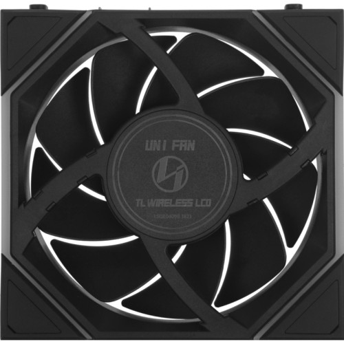 Вентилятор для корпуса Lian-Li Uni Fan TL Wireless LCD 120 LCD ARGB 120х124.5x28 черный 4-pin 27дБ (G99.12TLLCD1W1B.R0) Ret