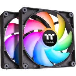 Вентилятор для корпуса Thermaltake CT140 ARGB 140х140x25 черный 4-pin 30.5дБ (упак.:2шт) (CL-F150-PL14SW-A) Ret [CL-F150-PL14SW-A]