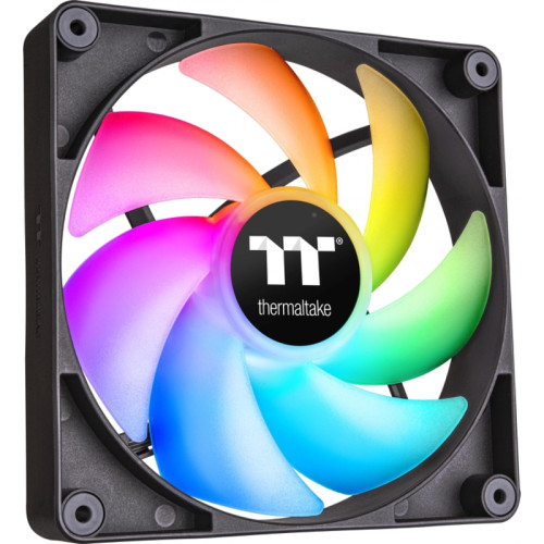 Вентилятор для корпуса Thermaltake CT140 ARGB 140х140x25 черный 4-pin 30.5дБ (упак.:2шт) (CL-F150-PL14SW-A) Ret [CL-F150-PL14SW-A]