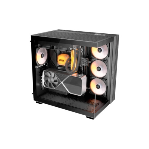 Кулер для корпуса/ Case Cooler be quiet! LIGHT WINGS LX 120mm PWM Reverse (120x120x25mm, 4-pin PWM, ARGB, 48.8CFM, 28.5dBA, 1500RPM, Black)