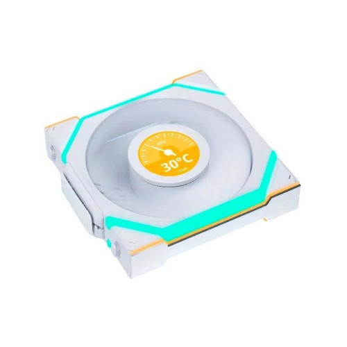 Вентилятор для корпуса Lian-Li Uni Fan SL Wireless 120 LCD ARGB 120х124.5x28 белый 4-pin 29.5дБ (G99.12SLLCD1W1W.R0) Ret