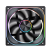 Кулер для корпуса/ Case Cooler JONSBO ZA-120BR Reverse (120x120x28mm, 4-pin PWM, ARGB, 62.4CFM, 37.3dBA, 2400RPM, Black)