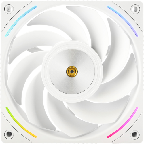 Кулер для корпуса/ Case Cooler Thermalright TL-K12RW Reverse (120x120x25mm, 4-pin PWM, ARGB, 69CFM, 27dBA, 2150RPM, White)