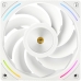 Кулер для корпуса/ Case Cooler Thermalright TL-K12RW Reverse (120x120x25mm, 4-pin PWM, ARGB, 69CFM, 27dBA, 2150RPM, White)