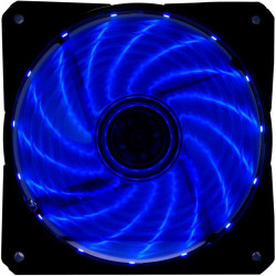 Вентилятор для корпуса Digma DFAN-LED-BLUE RGB 120х120x25 черный 3-pin 4-pin (Molex) 23дБ Ret [DFAN-LED-BLUE]