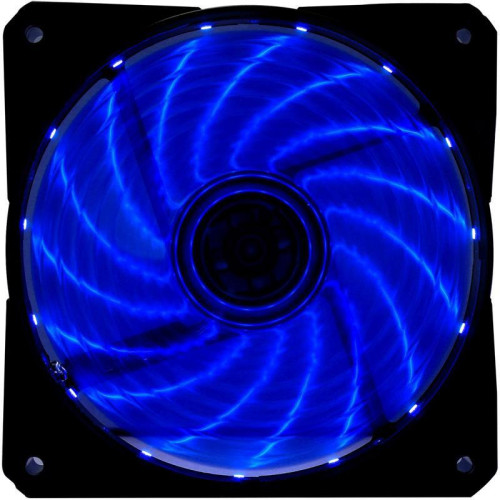 Вентилятор для корпуса Digma DFAN-LED-BLUE RGB 120х120x25 черный 3-pin 4-pin (Molex) 23дБ Ret [DFAN-LED-BLUE]