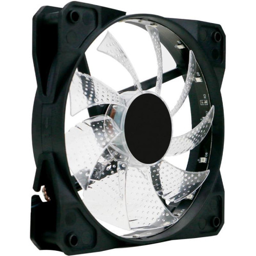 Вентилятор для корпуса Oklick OG-CF120RGB2-BK RGB 120х120x25 черный 3-pin 4-pin (Molex) 23дБ Ret [OG-CF120RGB2-BK]