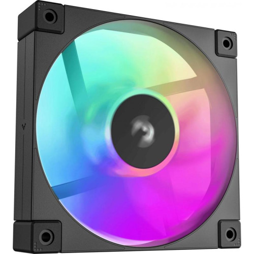 Вентилятор для корпуса Deepcool FD12 ARGB 120х120x25 черный 4-pin 26.9дБ (R-FD12-BKAPN1-G) Ret [R-FD12-BKAPN1-G]
