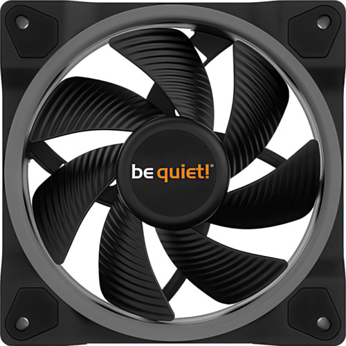 Кулер для корпуса/ Case Cooler be quiet! LIGHT WINGS 120mm PWM (120x120x25mm, 4-pin PWM, ARGB, 41.5CFM, 20.6dBA, 1700RPM, Black)