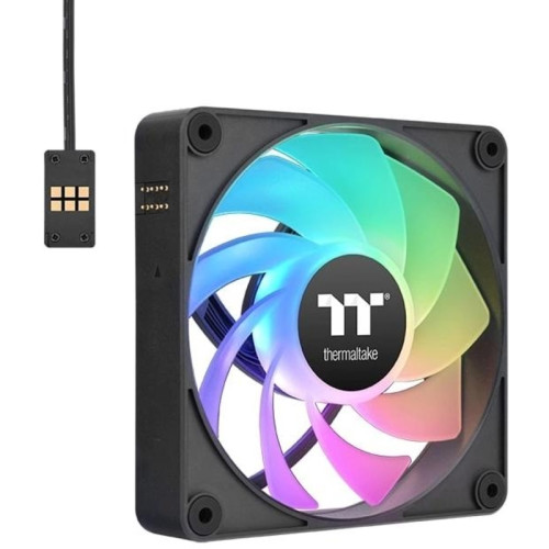 Вентилятор для корпуса Thermaltake CT140 EX Sync Reverse ARGB 140х140x25 черный 4-pin 32.8дБ (упак.:3шт) (CL-F193-PL14SW-A) Ret [CL-F193-PL14SW-A]