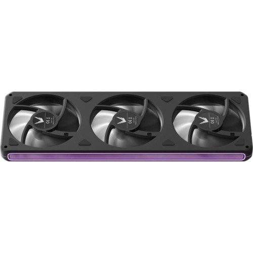Вентилятор для корпуса Formula Air Fusion 3 BK ARGB 360х120x28 черный 4-pin 34.95дБ Ret