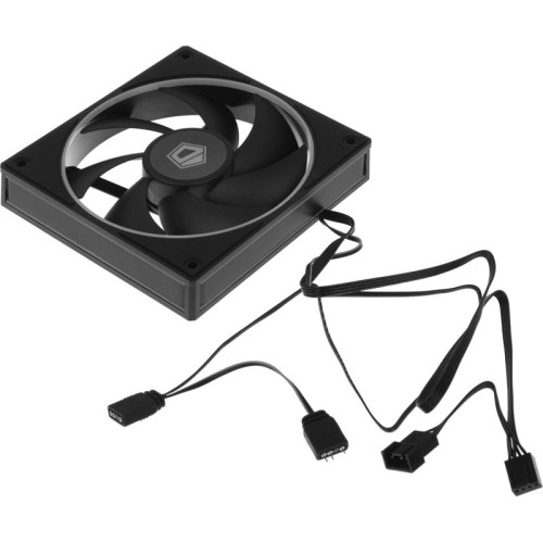 Вентилятор для корпуса ID-Cooling AF-127 ARGB 120х120x27 черный 4-pin 30дБ (AF-127-ARGB-K) Ret [AF-127-ARGB-K]