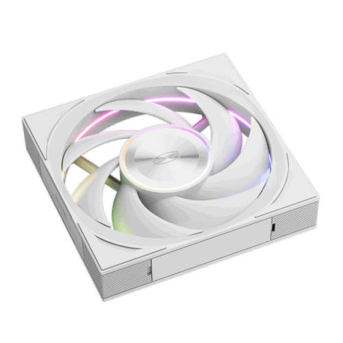 Кулер для корпуса/ Case Cooler PCCooler F7 X120 ARGB WH 3IN1 (120x120x28mm, 4-pin PWM, ARGB, 83CFM, 33.1dBA, 3000RPM, White, 3pcs)