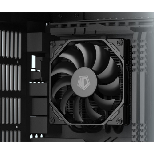 Кулер для корпуса/ Case Cooler ID-COOLING TF-9215-K (92x92x15mm, 4-pin PWM, 46CFM, 35.2dBA, 2800RPM, Black)