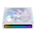 Кулер для корпуса/ Case Cooler JONSBO ZA-120WR Reverse (120x120x28mm, 4-pin PWM, ARGB, 62.4CFM, 37.3dBA, 2400RPM, White)